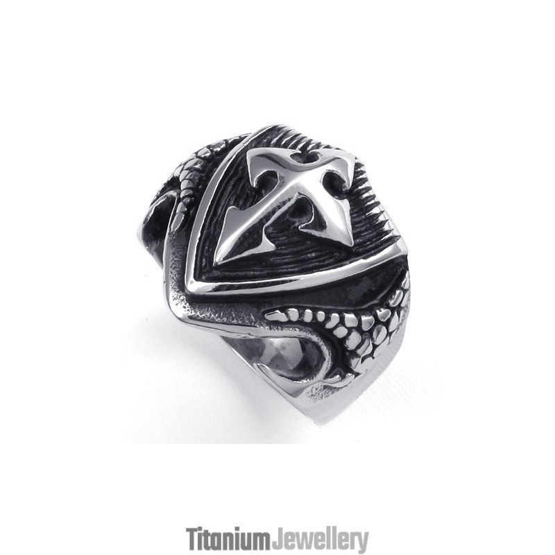 Finely Processed Delicate Colors Stable Quality Titanium Ring