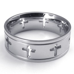 Beautiful Design Color Brilliancy Excellent Quality Titanium Ring