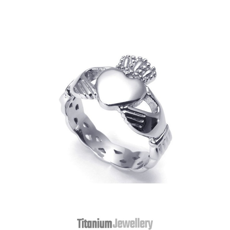 Beautiful Design Color Brilliancy The Queen Of Quality Titanium Ring