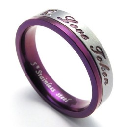 Sophisticated Technology Beautiful In Colors Superior Quality Titanium Ring