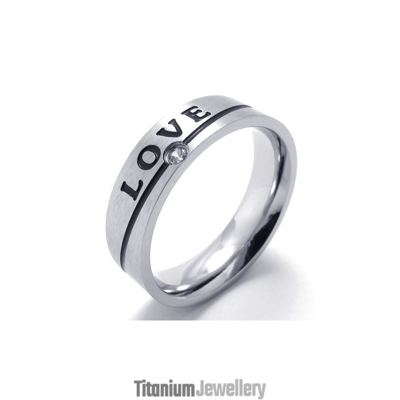 Beautiful Design Color Brilliancy To Have A Long Standing Reputation Titanium Ring