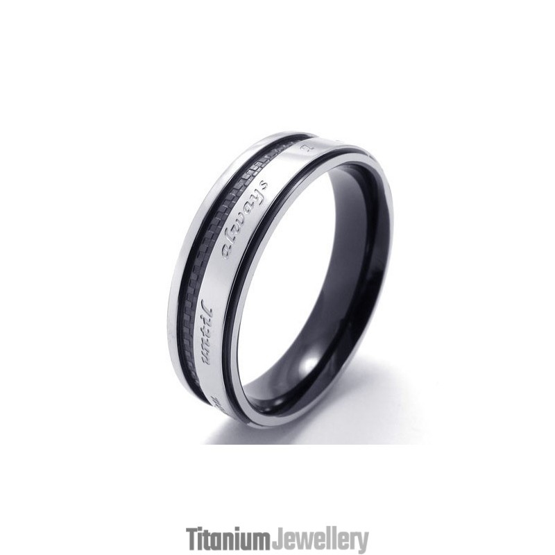 Deft Design Delicate Colors Superior Quality Titanium Ring
