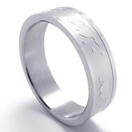 Skillful Manufacture Color Brilliancy To Win Warm Praise From Customers Titanium Ring