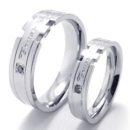 Elegant Shape Color Brilliancy Selling Well All Over The World Titanium Ring