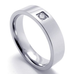 Elegant Shape Color Brilliancy Well-Known For Its Fine Quality Titanium Ring