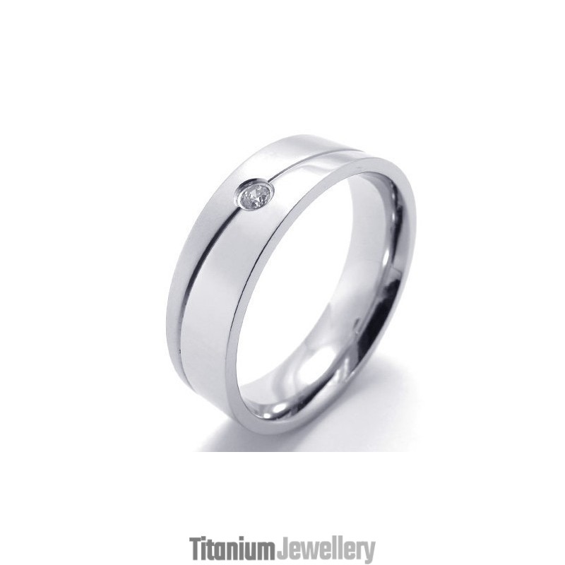 Professional Design Color Brilliancy World-Wide Renown Titanium Ring