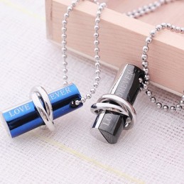 Love Forever Sweetheart Embrace Titanium Necklace Pendant