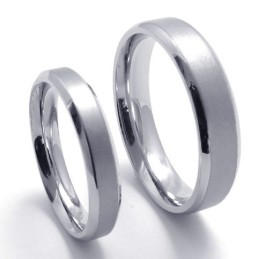 Modern Design Color Brilliancy To Have A Long Story Titanium Ring