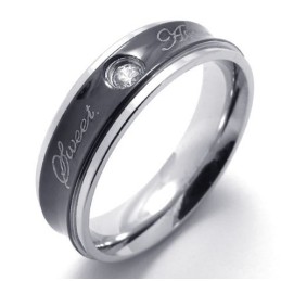 Luxuriant In Design Delicate Colors Stable Quality Titanium Ring