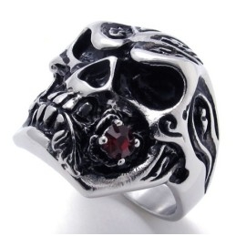 Modern Design Color Brilliancy World-Wide Renown Titanium Ring