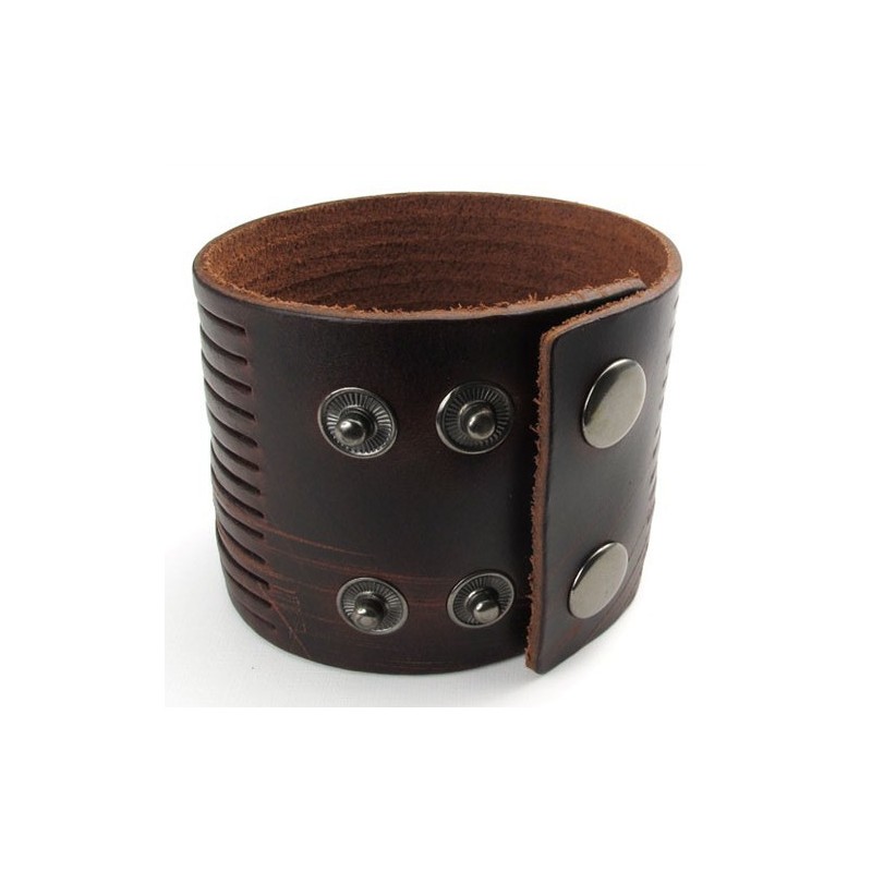 Skillful Manufacture Delicate Colors Reliable Quality Titanium Leather Bangle Skillful Manufacture Delicate Colors Reliable Quality Titanium Leather Bangle