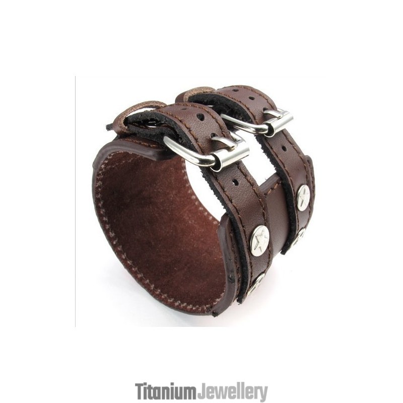 Deft Design Beautiful In Colors Reliable Quality Titanium Leather Bangle Deft Design Beautiful In Colors Reliable Quality Titanium Leather Bangle