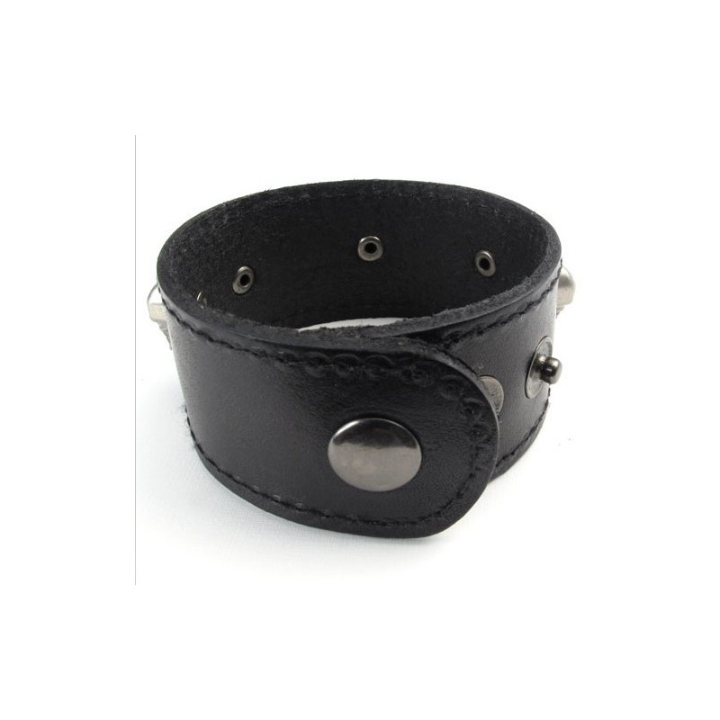 Skillful Manufacture Delicate Colors Reliable Quality Titanium Leather Bangle