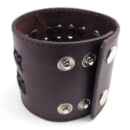 Finely Processed Delicate Colors Reliable Quality Titanium Leather Bangle