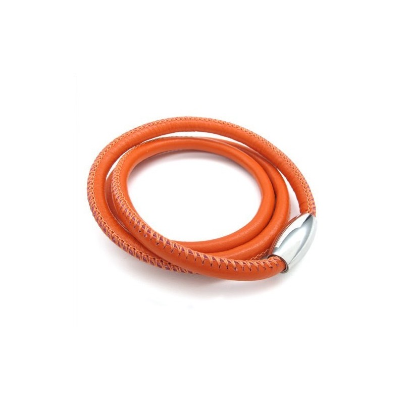 Deft Design Delicate Colors Excellent Quality Titanium Leather Necklace