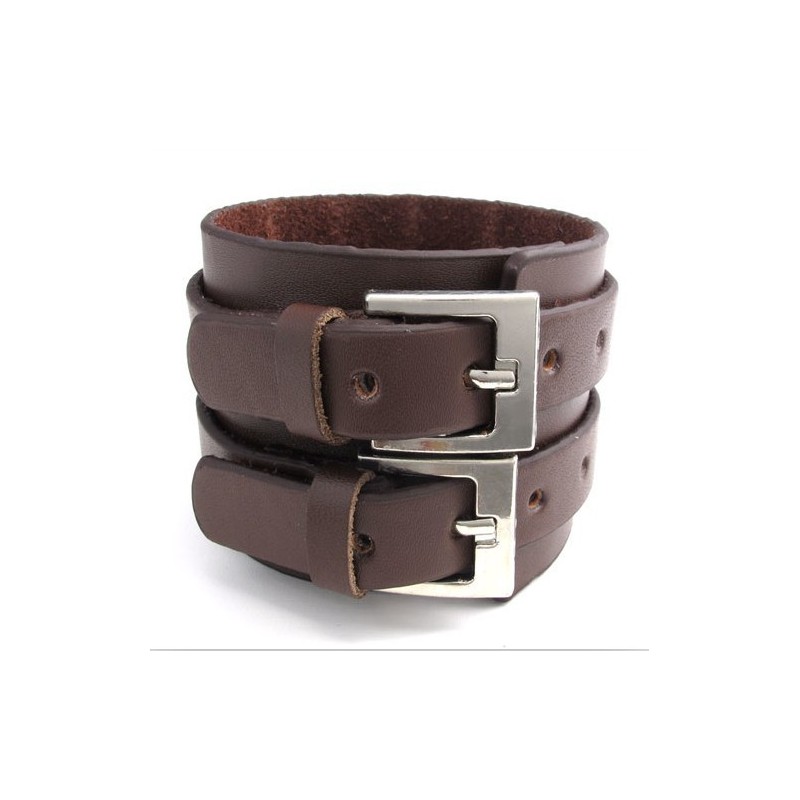 Skillful Manufacture Delicate Colors Reliable Quality Titanium Leather Bangle