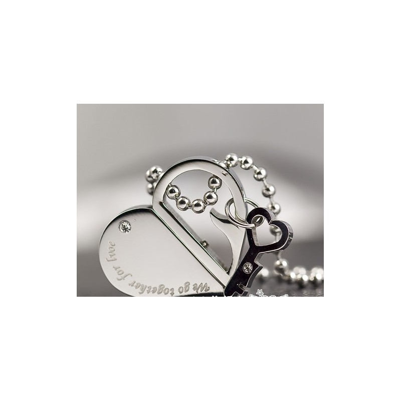 We Go Togather For Love - Fashion Titanium Necklace Pendant