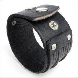 Skillful Manufacture Delicate Colors Reliable Quality Titanium Leather Bangle