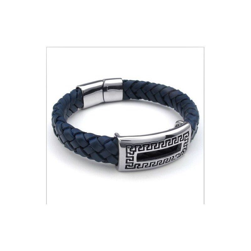 Deft Design Delicate Colors Reliable Quality Titanium Leather Bracelet Deft Design Delicate Colors Reliable Quality Titanium Leather Bracelet