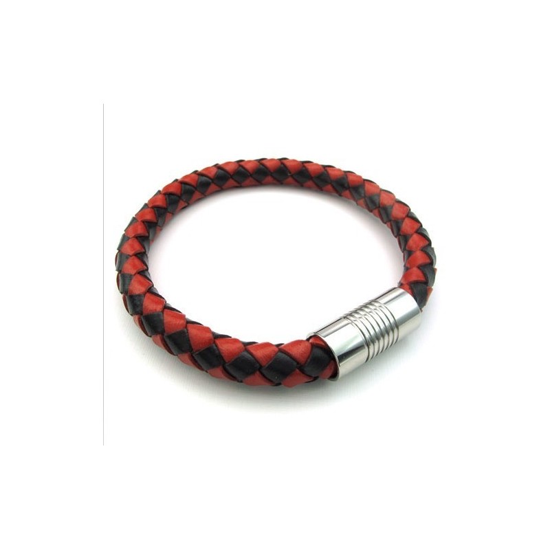 Deft Design Delicate Colors Excellent Quality Titanium Leather Bangle Deft Design Delicate Colors Excellent Quality Titanium Leather Bangle