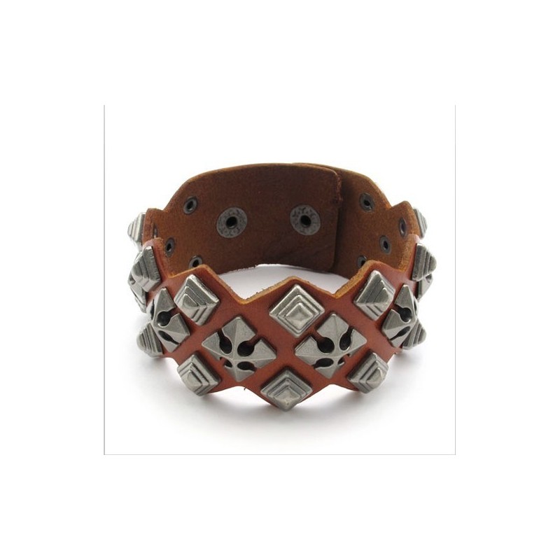 Modern Design Delicate Colors Excellent Quality Titanium Leather Bangle Modern Design Delicate Colors Excellent Quality Titanium Leather Bangle