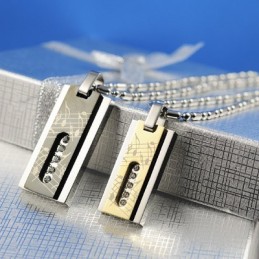 Fashion Score Sweetheart Lover Titanium Necklaces Pendants