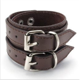 Skillful Manufacture Delicate Colors Reliable Quality Titanium Leather Bangle