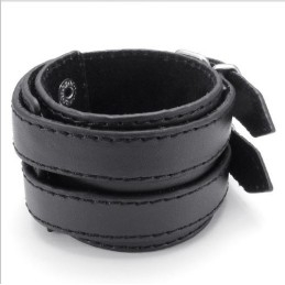 Skillful Manufacture Delicate Colors Reliable Quality Titanium Leather Bangle