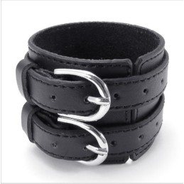 Skillful Manufacture Delicate Colors Reliable Quality Titanium Leather Bangle