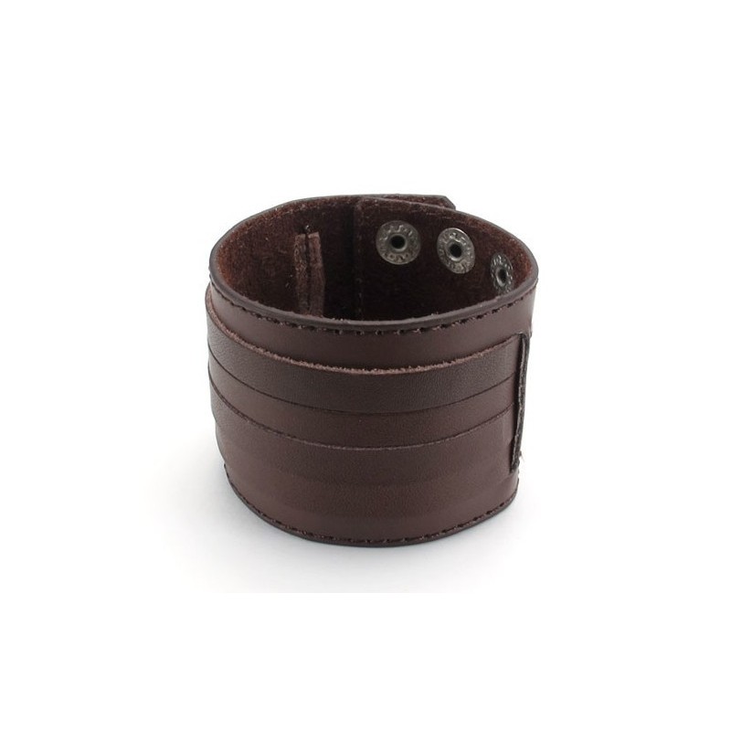 Skillful Manufacture Delicate Colors Reliable Quality Titanium Leather Bangle