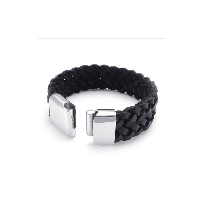Deft Design Delicate Colors Stable Quality Titanium Leather Bracelet Deft Design Delicate Colors Stable Quality Titanium Leather Bracelet
