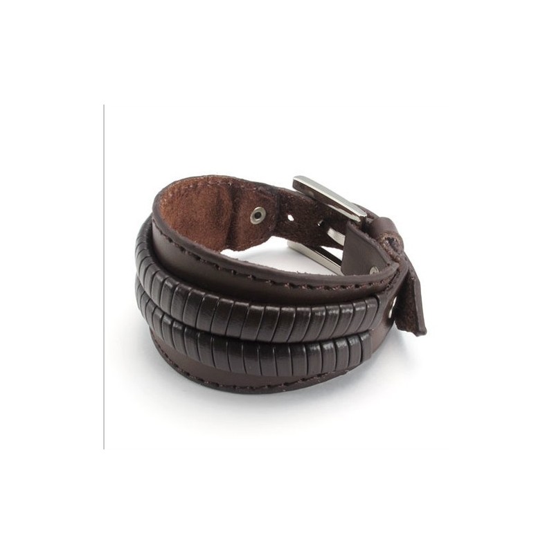 Skillful Manufacture Delicate Colors Reliable Quality Titanium Leather Bangle Skillful Manufacture Delicate Colors Reliable Quality Titanium Leather Bangle