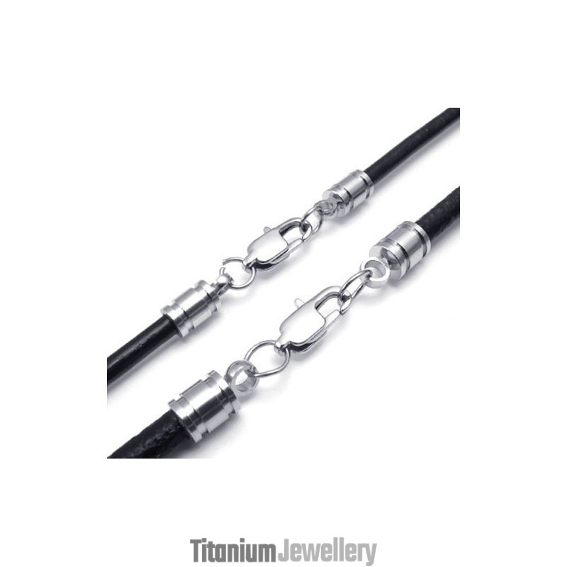 Deft Design Delicate Colors Excellent Quality Titanium Leather Necklace Deft Design Delicate Colors Excellent Quality Titanium Leather Necklace