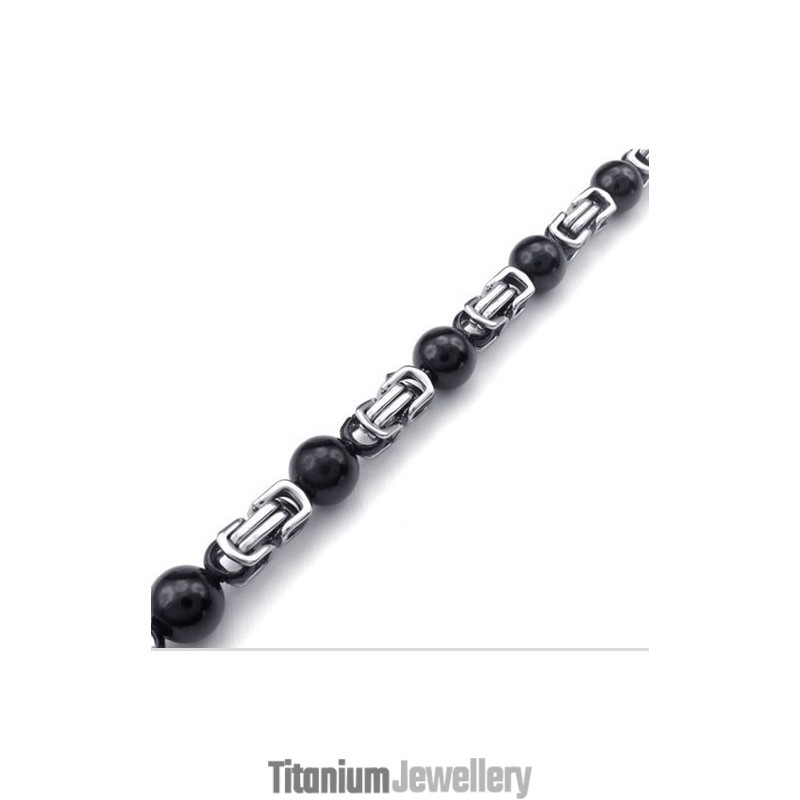 Skillful Manufacture Delicate Colors Stable Quality Titanium Bracelet