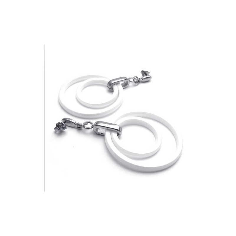 Latest Technology Pure Whiteness Stable Quality Titanium Earrings Latest Technology Pure Whiteness Stable Quality Titanium Earrings