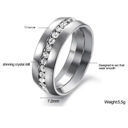To Win Warm Praise From Customers Male Titanium Ring