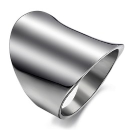 Excellent Quality Exaggerate Simple Titanium Ring