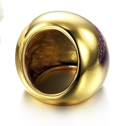 The King Of Quantity Male Exaggerate Titanium Ring