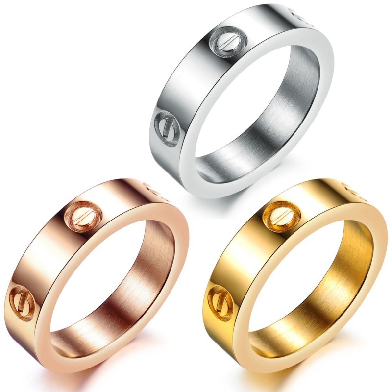 The Queen Of Quality Screw Titanium Ring The Queen Of Quality Screw Titanium Ring
