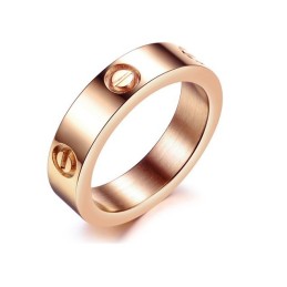 The Queen Of Quality Screw Titanium Ring