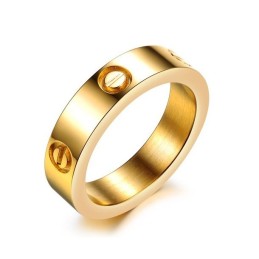 The Queen Of Quality Screw Titanium Ring