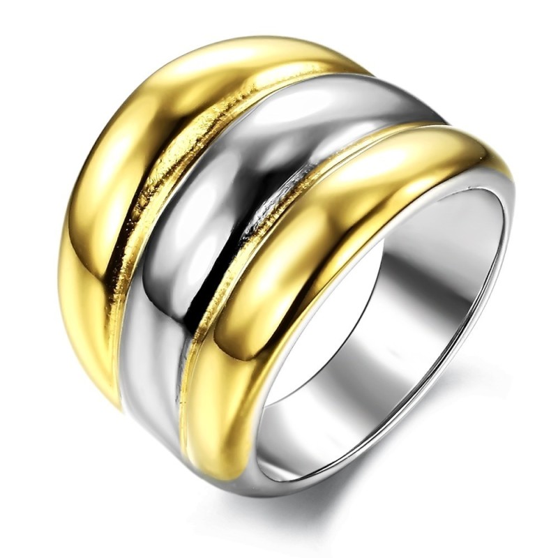 Well-Known For Its Fine Quality Exaggerate Titanium Ring