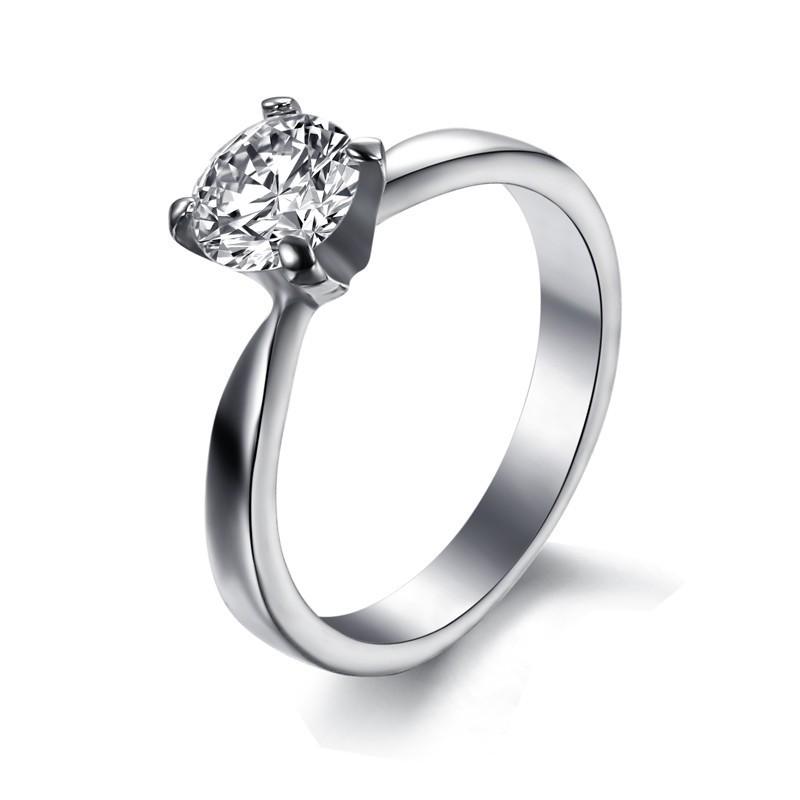 Dependable Performance Female Titanium Ring With Rhinestone Dependable Performance Female Titanium Ring With Rhinestone