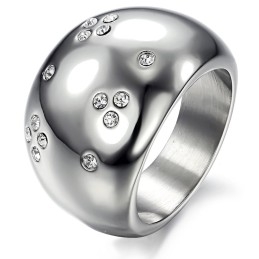 The Queen Of Quality Exaggerate Titanium Ring