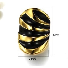 Selling Well All Over The World Exaggerate Titanium Ring