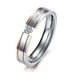 Well-Known For Its Fine Quality Titanium Ring For Lovers