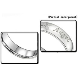 Superior Quality Clover Shape Titanium Ring For Lovers