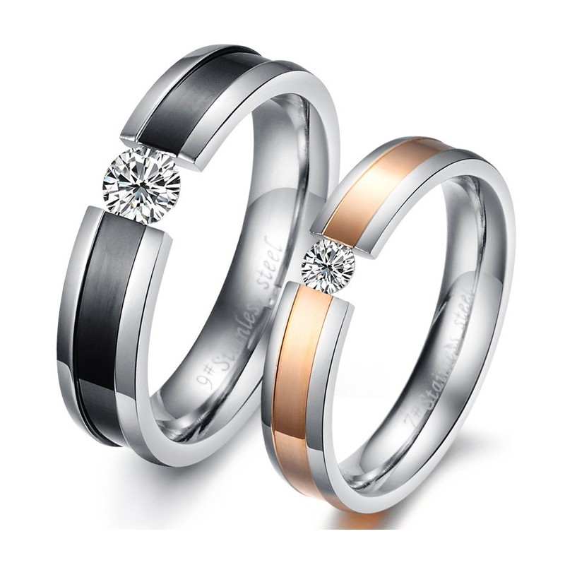 Dependable Performance Titanium Ring For Lovers With Rhinestone Dependable Performance Titanium Ring For Lovers With Rhinestone