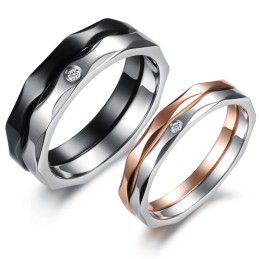 The King Of Quantity Exquisite Titanium Ring For Lovers