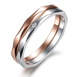 The King Of Quantity Exquisite Titanium Ring For Lovers
